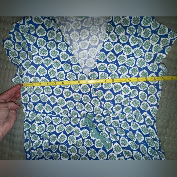 Boden Printed Midi Dress – Blue/Green Floral – Size 8R. GUC - Picture 6 of 11